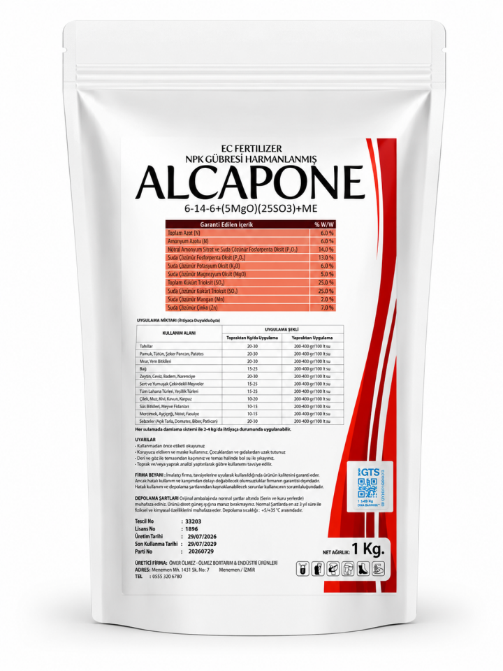 Alcapone 6-14-6+5MgO+25SO3